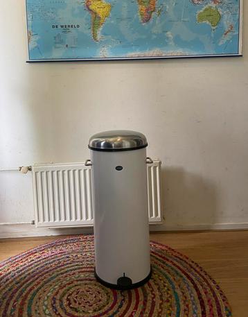 VIPP Pedaalemmer Design Groot Wit Prullenbak Pendaalemmer beschikbaar voor biedingen