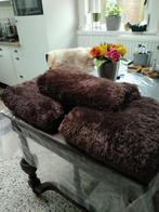 TEDDYSTOF 3 grote lappen, Overige materialen, Bruin, 120 cm of meer, 200 cm of meer