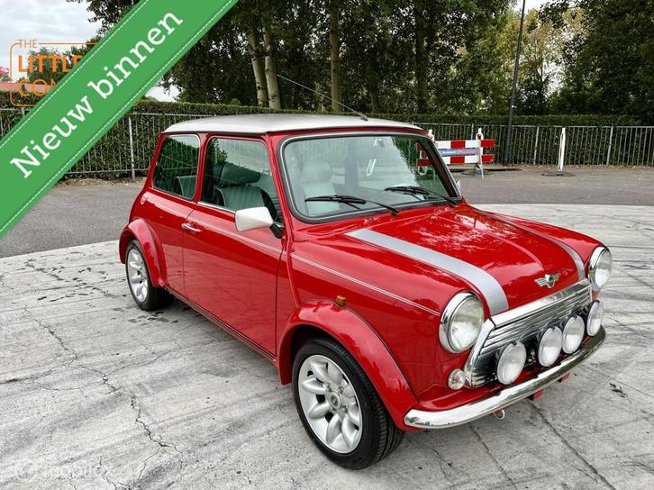 Rover Mini 1.3 Cooper Sport compleet gerestaureerd!, Auto's, Mini, Bedrijf, Te koop, Cooper, Alarm, Lederen bekleding, Lichtmetalen velgen