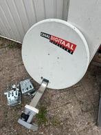 Schotel met duo lmb zondrr statief, Audio, Tv en Foto, Schotelantennes, Gebruikt, Info@canalplus.nl, Ophalen of Verzenden, Canalplus