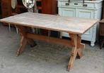 Prachtige antieke eikenhouten kloostertafel, tuintafel, Antiek en Kunst, Ophalen