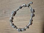 Zilveren armband 925 met echt zilveren bedels, Ophalen of Verzenden, Zo goed als nieuw, Zilver, Zilver