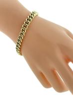 14 Karaat Massief Gouden Gourmet Schakel Armband - 18 cm / 7, Sieraden, Tassen en Uiterlijk, Armbanden, -, Ophalen of Verzenden