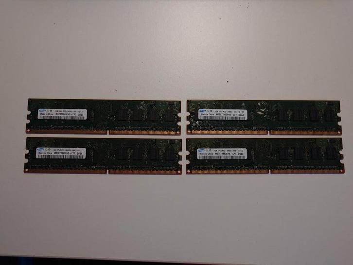 Samsung 1GB DDR2 PC2-6400 RAM, Computers en Software, RAM geheugen, Gebruikt, Desktop, 1 GB of minder, DDR2, Ophalen of Verzenden