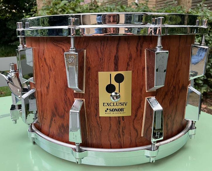 Bubinga snaredrum 14 x 8 Sonor Phonic shell, Muziek en Instrumenten, Percussie, Gebruikt, Trommel, Ophalen