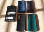 Hoesjes + screen protectors voor Samsung Galaxy S21 FE, Ophalen of Verzenden, Zo goed als nieuw
