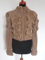 Hugo Boss - prachtig bruin alpaca wollen vest - 36 (S), Bruin, Verzenden, Zo goed als nieuw, Maat 36 (S)