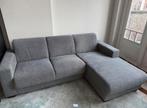 Grijze hoekbank - Leenbakker model Aberdeen nieuw 899euro, Ophalen, Gebruikt, Stof