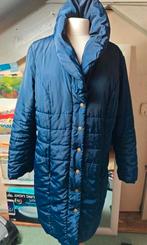Aantrekkelijke donker blauw lichte gewicht lange jas L-XL, Ophalen, Gedragen, Maat 46/48 (XL) of groter, Blauw