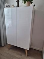 Kidsmill sixties kledingkast hoogglans wit, Ophalen, 50 tot 70 cm, 105 cm of meer, 100 cm of meer