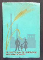 De functie van de landbouw in de maatschappij - 1948, Verzenden