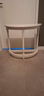 Mooie witte side table 70x50cm, Ophalen, Zo goed als nieuw, 25 tot 50 cm, Rechthoekig