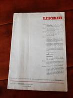 Oude folder Fleischmann treinen 1975 ongeveer, Verzamelen, Spoorwegen en Tramwegen, Gebruikt, Ophalen of Verzenden