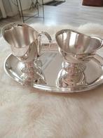 vintage Douwe Egberts verzilverde roomstel, Antiek en Kunst, Ophalen of Verzenden