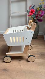 Houten winkelwagentje, Ophalen of Verzenden, Zo goed als nieuw