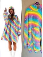 Noony hoodie deken neon plaids met mouwen oversized, Kleding | Dames, Truien en Vesten, Ophalen of Verzenden, Zo goed als nieuw
