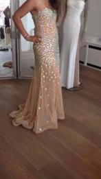 Sherri hill jurk, galajurk, Ophalen of Verzenden, Zo goed als nieuw, Blauw, Overige typen