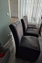 6 eetkamerstoelen, Huis en Inrichting, Fauteuils, Ophalen, Gebruikt, Minder dan 75 cm, 50 tot 75 cm