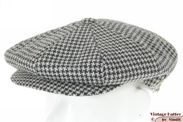 Paperboy pet Borsalino Travel zwart wit pied de poule 54 =XS beschikbaar voor biedingen