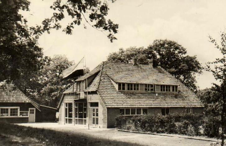 Eikenhoeve, Vierhouten - gelopen 1959, Verzamelen, Ansichtkaarten | Nederland, Ongelopen, Noord-Brabant, Voor 1920, Ophalen of Verzenden