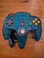 Clear blue nintendo 64 controller, Ophalen of Verzenden, Gebruikt