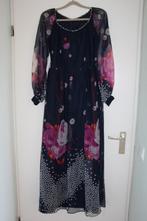 Galajurk van chiffon maat 38, Kleding | Dames, Gelegenheidskleding, Maat 38/40 (M), Galajurk, Blauw, Ophalen of Verzenden