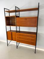 Vintage modulair wandmeubel " Ladderax">, Huis en Inrichting, Ophalen of Verzenden, Zo goed als nieuw, 25 tot 50 cm, Minder dan 100 cm