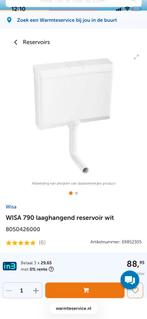 Wisa 790 Laaghangend Reservoir Wit, Ophalen of Verzenden, Nieuw, Toilet