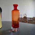 Leuke fles/karaf met luchtbel in bodem, vintage design, Ophalen of Verzenden