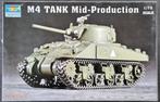 Trumpeter 07223 WWII US M4 Sherman Tank Mid-Production 1:72, Nieuw, Overige merken, Ophalen of Verzenden, 1:50 of kleiner
