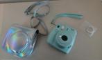 gebruikte mintgroene Fujifilm INSTAX mini 9 instant camera, Ophalen, Zo goed als nieuw, Polaroid, Fuji