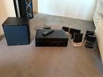 Yamaha Surround Set - 4 kleine speakers + subwoofer, Ophalen, Zo goed als nieuw, 70 watt of meer, Overige spelers