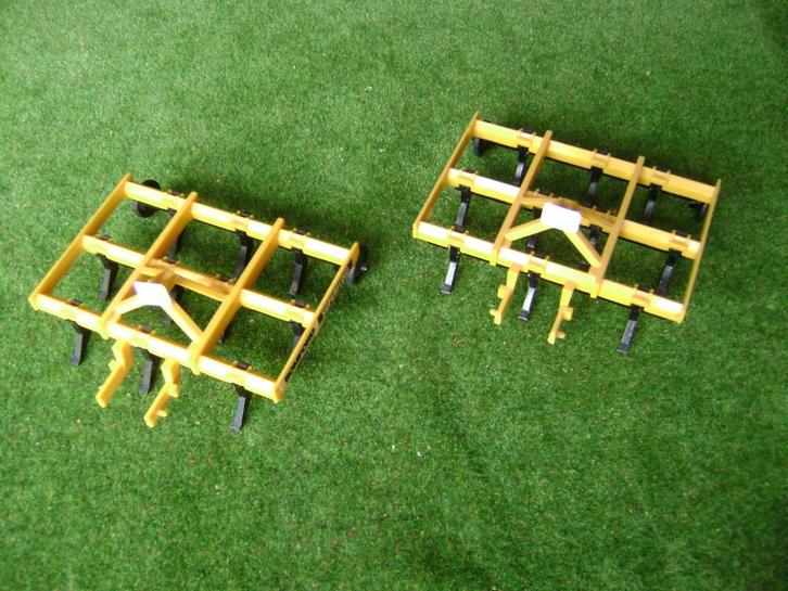Bomford Superflow vaste tand cultivator van Britains nr 9561, Hobby en Vrije tijd, Modelauto's | 1:32, Zo goed als nieuw, Tractor of Landbouw