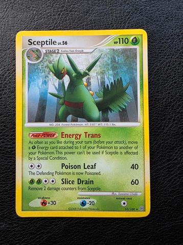 Sceptile lv56 #10 diamond pearl stormfront  beschikbaar voor biedingen