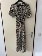 Beige Liz Devy Jurk Maat S - met print, Maat 38/40 (M), Beige, Ophalen of Verzenden, Zo goed als nieuw