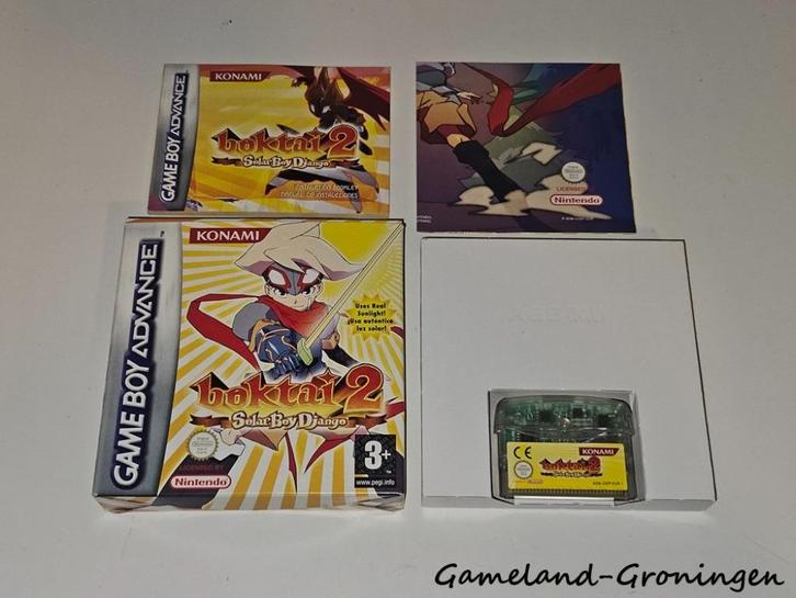 Boktai 2 Solar Boy Django (GBA) Compleet, Spelcomputers en Games, Games | Nintendo Game Boy, Gebruikt, 1 speler, Vanaf 3 jaar