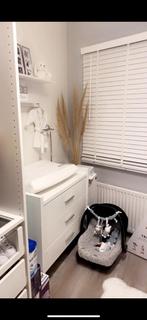 Commode babykamer + aankleedkussen, Kinderen en Baby's, Kinderkamer | Complete kinderkamers, Ophalen, Zo goed als nieuw, Jongetje of Meisje