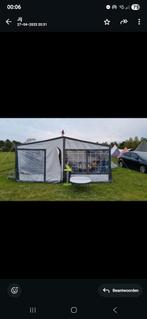 Panorama luifel blauw compleet lees advertentie, Ophalen, Zo goed als nieuw