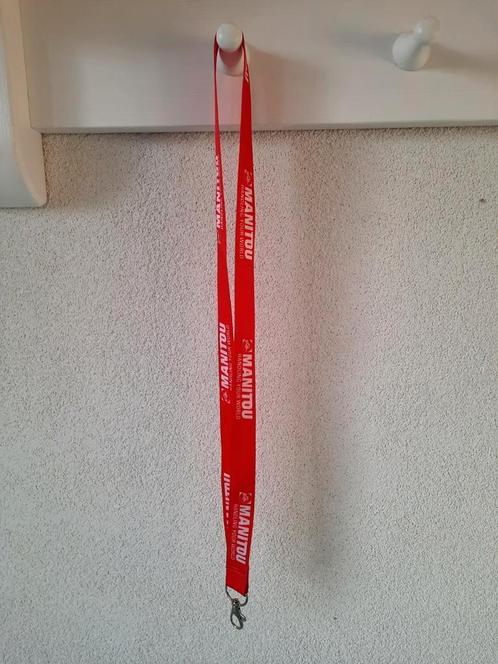 Manitou Machines Rode Keycord Rood, Verzamelen, Sleutelhangers, Zo goed als nieuw, Ophalen of Verzenden