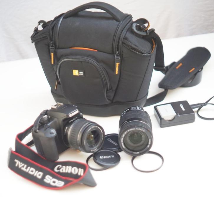 Canon EOS 1000D met EF-S 18-135 & ES 18-55 lenzen (tekst !), Audio, Tv en Foto, Fotocamera's Digitaal, Canon, Minder dan 4 keer