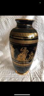 Vintage Griekse Vaas “ FAKIOLAS “ 24 krts goud, Antiek en Kunst, Ophalen