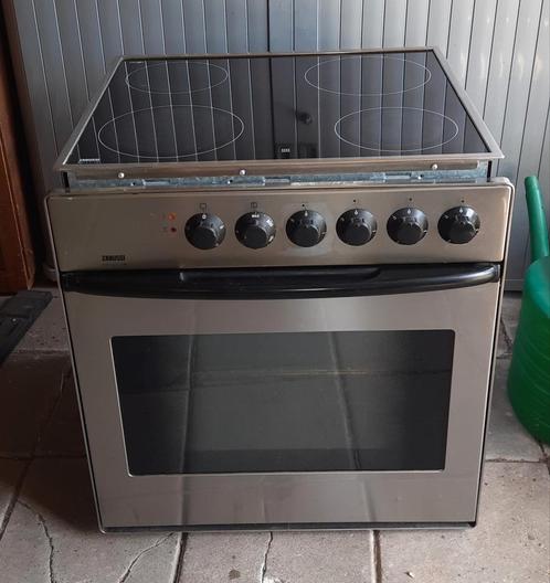 Zanussi 3 fase inbouw keramische kookplaat oven combinatie, Witgoed en Apparatuur, Kookplaten, Gebruikt, Inbouw, Keramisch, 4 kookzones