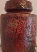 Piet Knepper voor Mobach. Rood vaasje.  Ca 1960., Huis en Inrichting, Ophalen, Aardewerk of Porselein, Zo goed als nieuw, Minder dan 50 cm