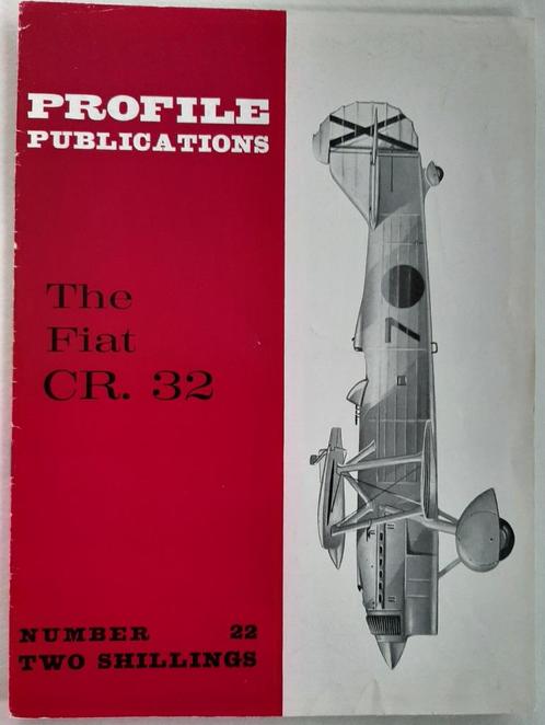 Profile Fiat CR-42 Italiaans jachtvliegtuig Spanje 1936, Ita, Hobby en Vrije tijd, Modelbouw | Vliegtuigen en Helikopters, Zo goed als nieuw