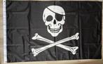 Vlag - Doodskop Skull - Jolly Roger - 150x93 cm, Diversen, Ophalen of Verzenden, Zo goed als nieuw