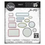 Sizzix Tim Holtz Thinlits Vintage Labels #665929, Verzenden, Nieuw, Frame of Mal, Sizzix