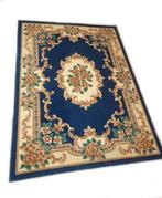 Chinees tapijt - vloerkleed klassiek bloemen - blauw 170x120