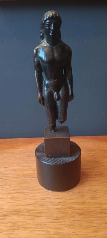Grieks beeld uit Brons, Kouros, geen bodemvondst beschikbaar voor biedingen