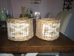 Riviera maison style rieten kapjes, Ophalen, Zo goed als nieuw, Rond, Minder dan 25 cm