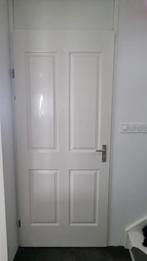 Opdekdeur 88x210, linksdraaiend, incl. beslag & slot, Doe-het-zelf en Verbouw, Deuren en Horren, Ophalen